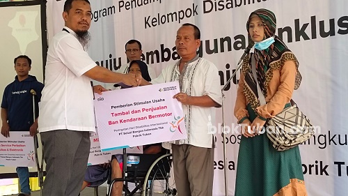 Puncak Hdi Sbi Tuban Beri Stimulan Usaha Kelompok Disabilitas