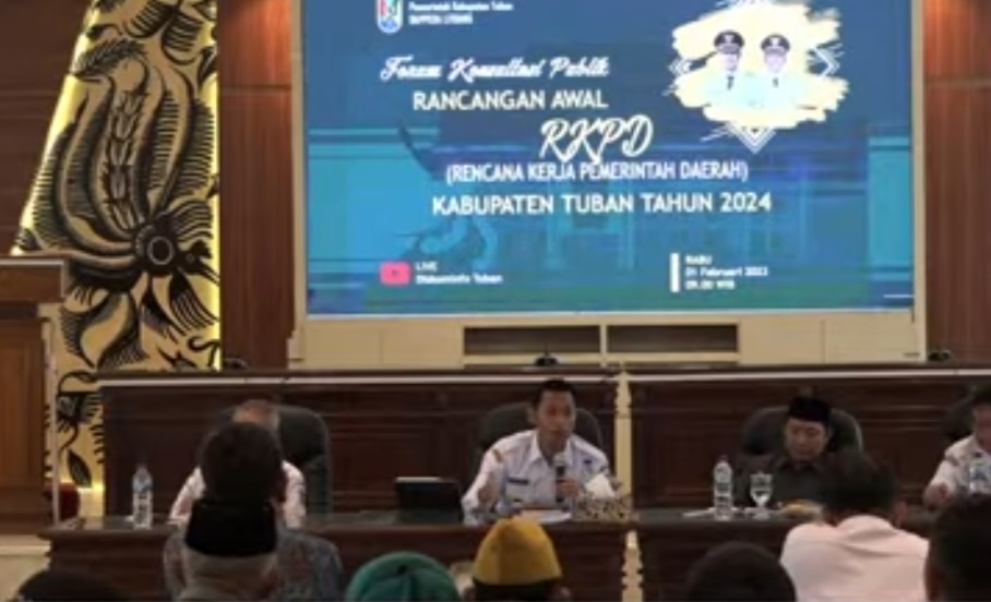 Percepat Pembangunan Pemkab Tuban Gelar Forum Konsultasi Publik RKPD