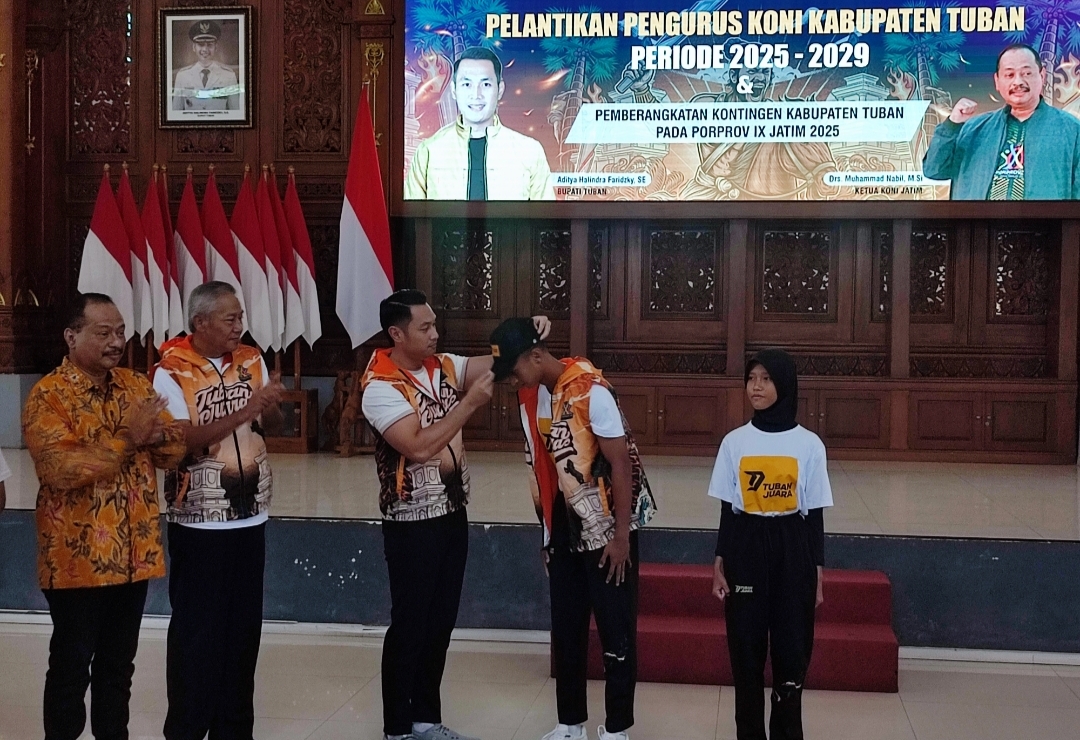 Tuban Kirim 320 Atlet ke Porprov Jatim IX 2025, Bupati Janjikan Beasiswa dan Uang Pembinaan