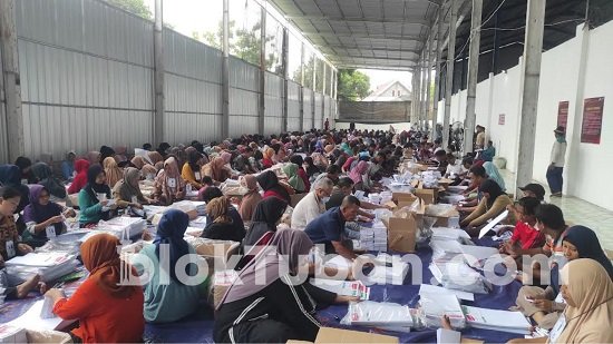 Bawaslu Tuban Sebut KPU Belum Ada Kesiapan Pelaksanaan Sortir Lipat Surat Suara