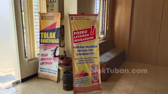 Disnakerin Tuban Buka Posko Layanan Pengaduan THR Bagi Tenaga Kerja