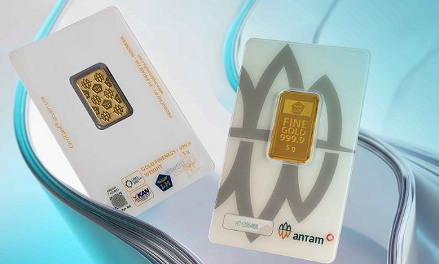 Anjlok Rp15.000, Harga Emas Antam  1 Mei 2024 Turun di Level Rp1.310.000 Per Gram