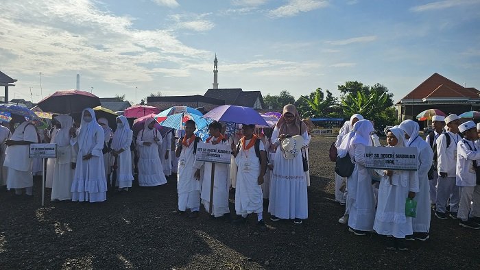 KKG PAI Jenu Gelar Manasik Haji Perdana untuk 500 Siswa SD