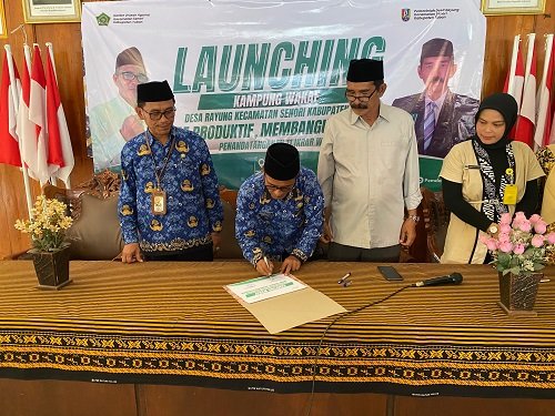 KUA Senori dan BPN Tuban Sinergi Wujudkan Kampung Wakaf di Desa Rayung