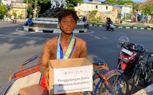 Aksi Solidaritas Kemanusiaan, PMII Komisariat Ronggolawe-Rayon Manunggal-Rayon Kalijogo Galang Dana untuk Bencana Sumatera