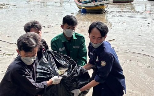 BEM Universitas Sunan Bonang Tuban Gelar Aksi Bersih Pantai di Pesisir Boom