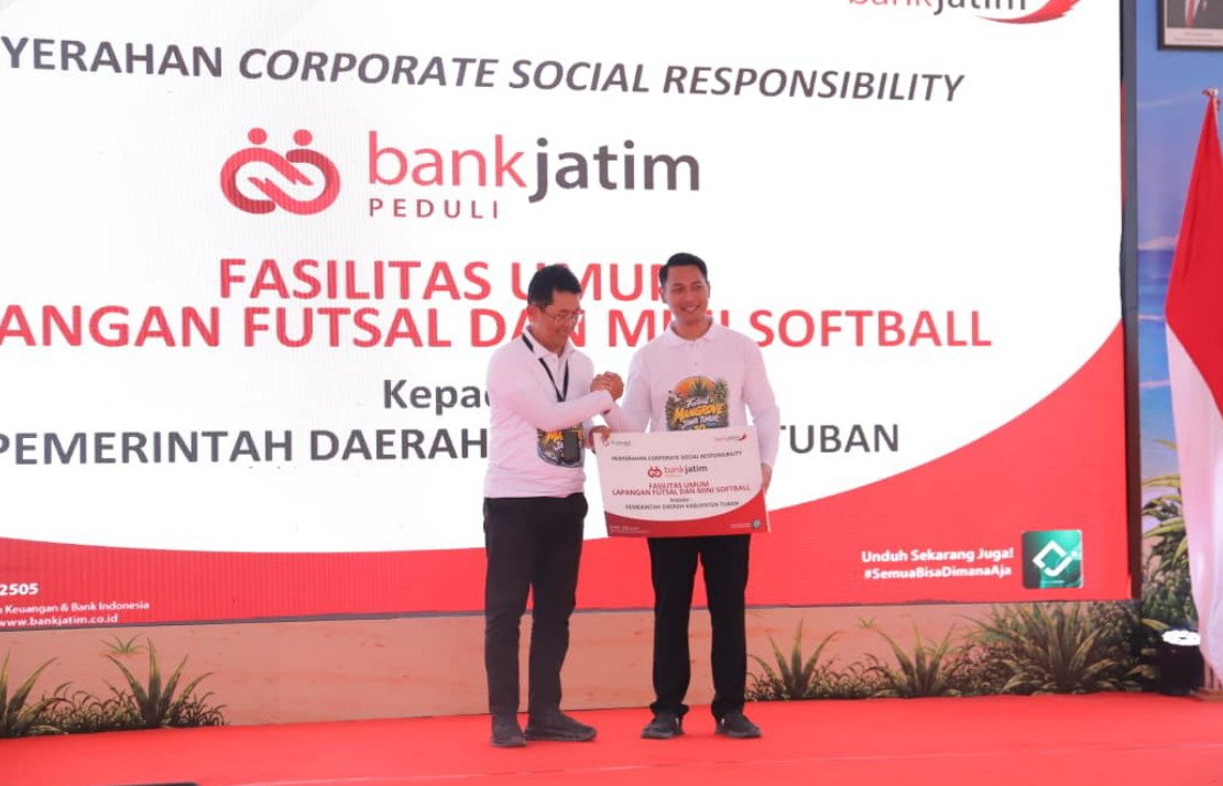 CSR Bank Jatim Dorong Generasi Sehat dan Berprestasi di Tuban