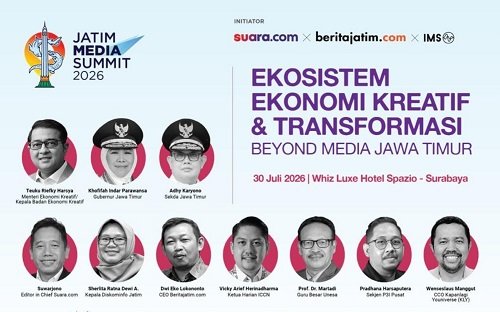 Jatim Media Summit 2026 Dorong Transformasi Media di Era Ekonomi Kreatif