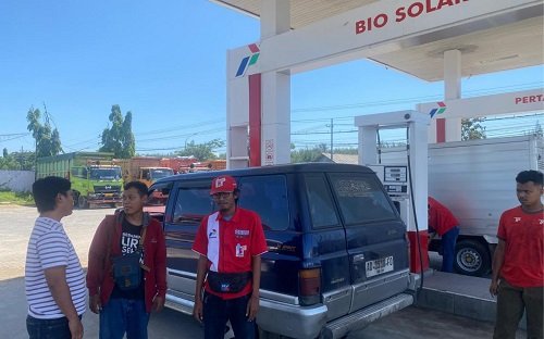 Polresta Tuban Pantau 31 SPBU, Stok BBM Subsidi...