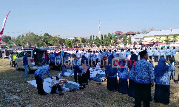 Kepanasan, Puluhan Siswa Pingsan saat Upacara Kemerdekaan di Kecamatan