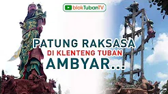 Patung Raksasa di Klenteng Tuban Runtuh