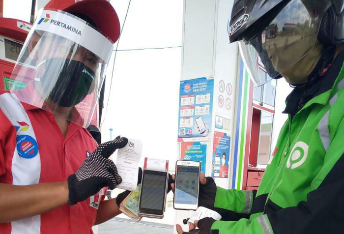 Di Spbu Pertamina Gencarkan Transaksi Non Tunai 