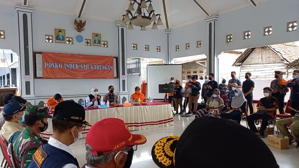 Gubernur Khofifah Doa Bersama untuk Korban Perahu Tenggelam