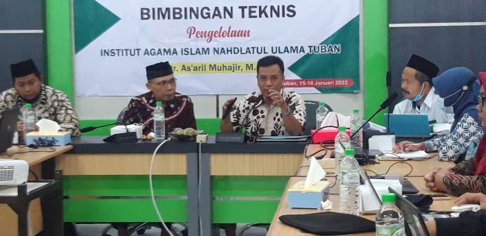 Tingkatkan Kapasitas SDM, IAINU Tuban Gelar Bimtek Pengelolaan Kampus