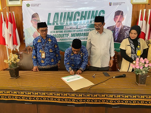 KUA Senori dan BPN Tuban Sinergi Wujudkan Kampung Wakaf di Desa Rayung