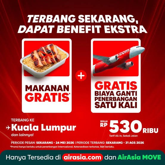 In lebi muda cara reschedule tiket airAsia