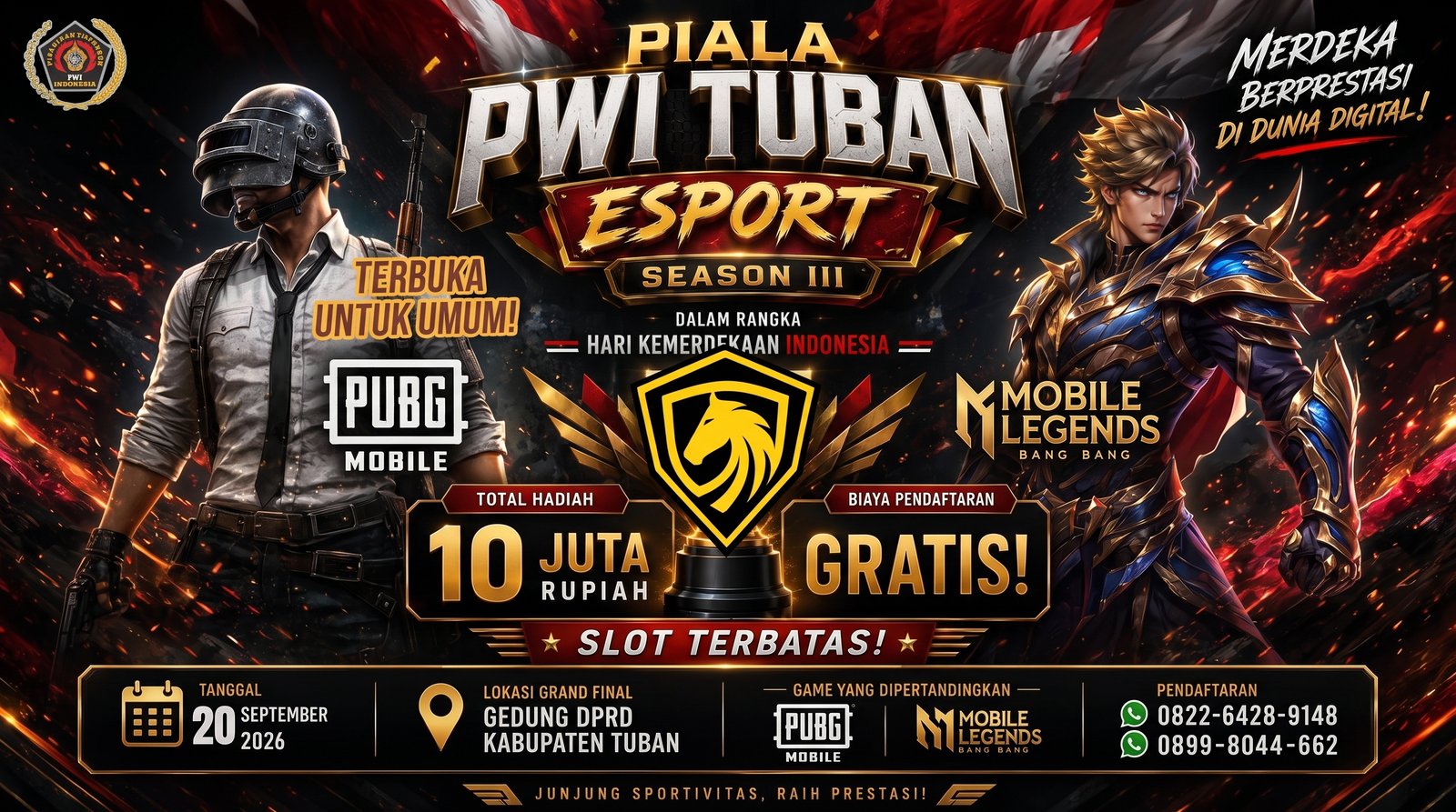 Jangan Cuma Jagoan Kandang! PWI Tuban Esport Season...