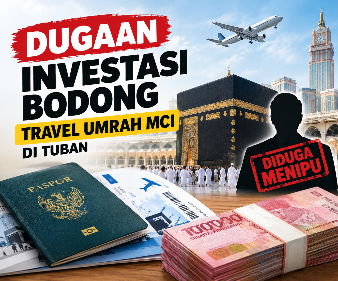 Kasus Investasi Bodong Travel Umrah MCI Tuban: Terlapor...