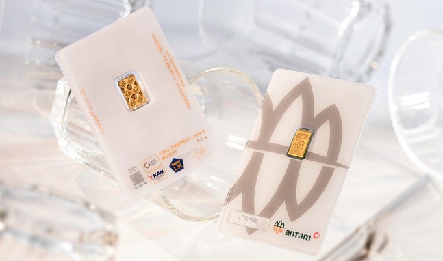 Harga Emas Antam Penghujung April 2024 Dibanderol Rp1.325.000 Per Gram