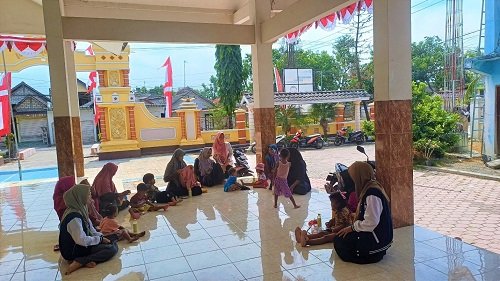 KKN UAI Ikut Sukseskan Program PMT di Desa Plandirejo