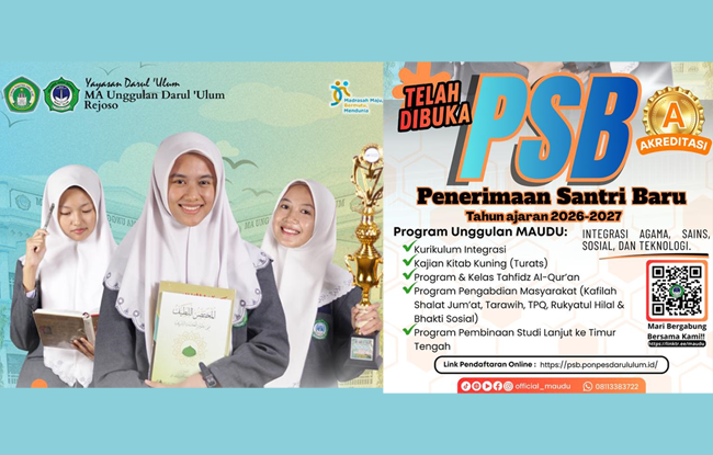 Pendidikan Berkualitas? di MAUDU Jawabnya, untuk Daftar Klik...