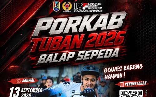 PORKAB Tuban 2026 Cabang Balap Sepeda Dibuka, ICF...