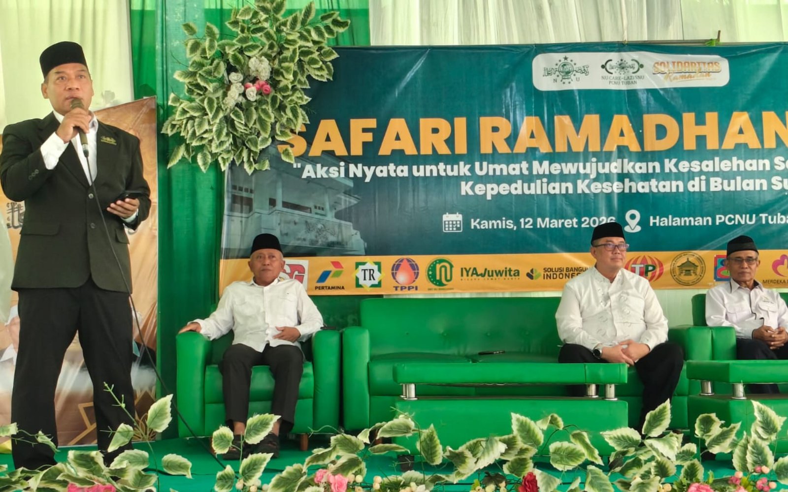 Safari Ramadhan Lazisnu PCNU Tuban Salurkan Paket Sembako...