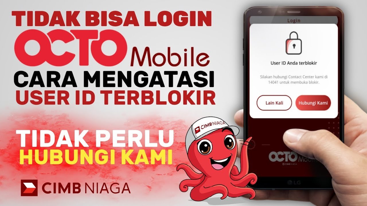 Solusi cara buka,blokir,octo,mobile,terblokir,(salah pin/user id octo mobilr)terblokir