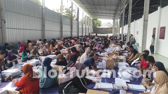 Bawaslu Tuban Sebut KPU Belum Ada Kesiapan Pelaksanaan Sortir Lipat Surat Suara
