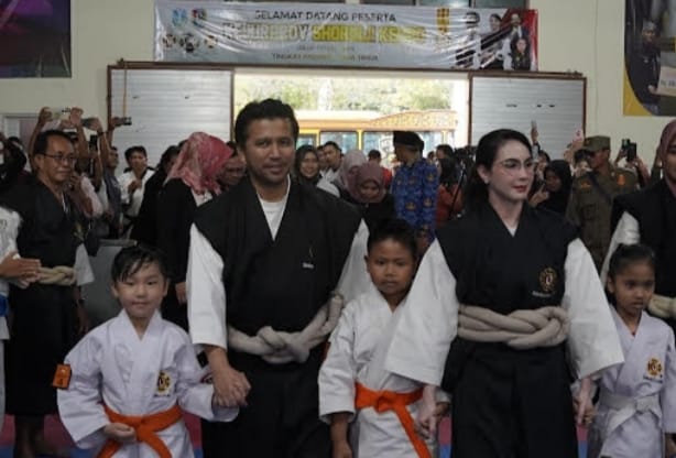 Wagub Jatim Semangati Ratusan Atlet Kejurprov Shorinji Kempo di Tuban